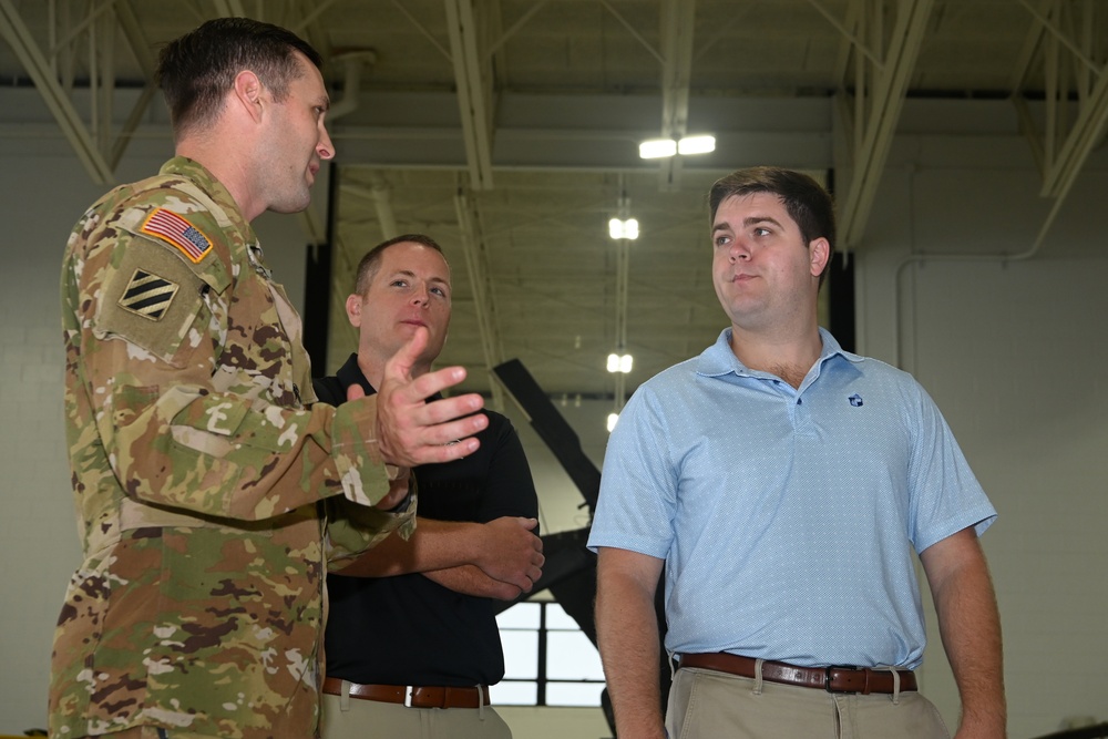 Staffers from U.S. Sen. Lindsay Graham's office visit McEntire Joint National Guard Base