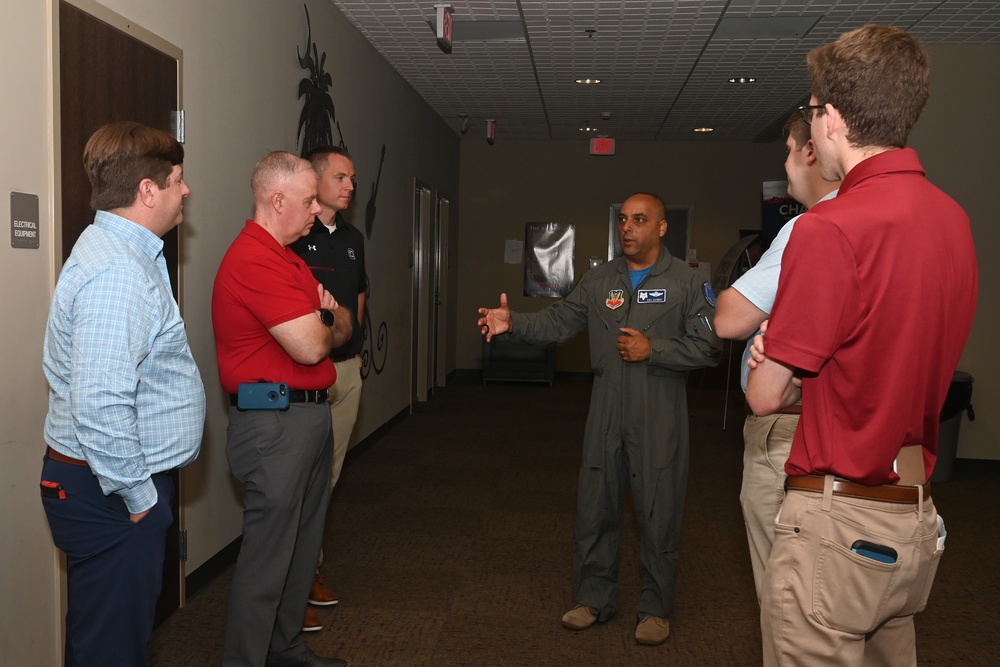 Staffers from U.S. Sen. Lindsay Graham's office visit McEntire Joint National Guard Base