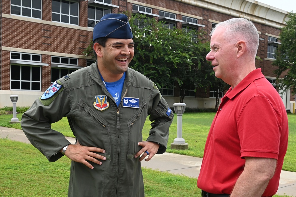 Staffers from U.S. Sen. Lindsay Graham's office visit McEntire Joint National Guard Base