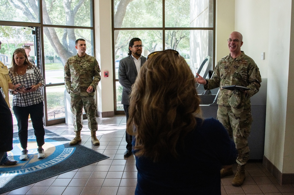 Honorary commanders visit JBSA-Randolph mission partners