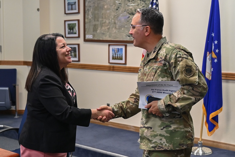 Air Force Deputy Auditor General visits Kirtland