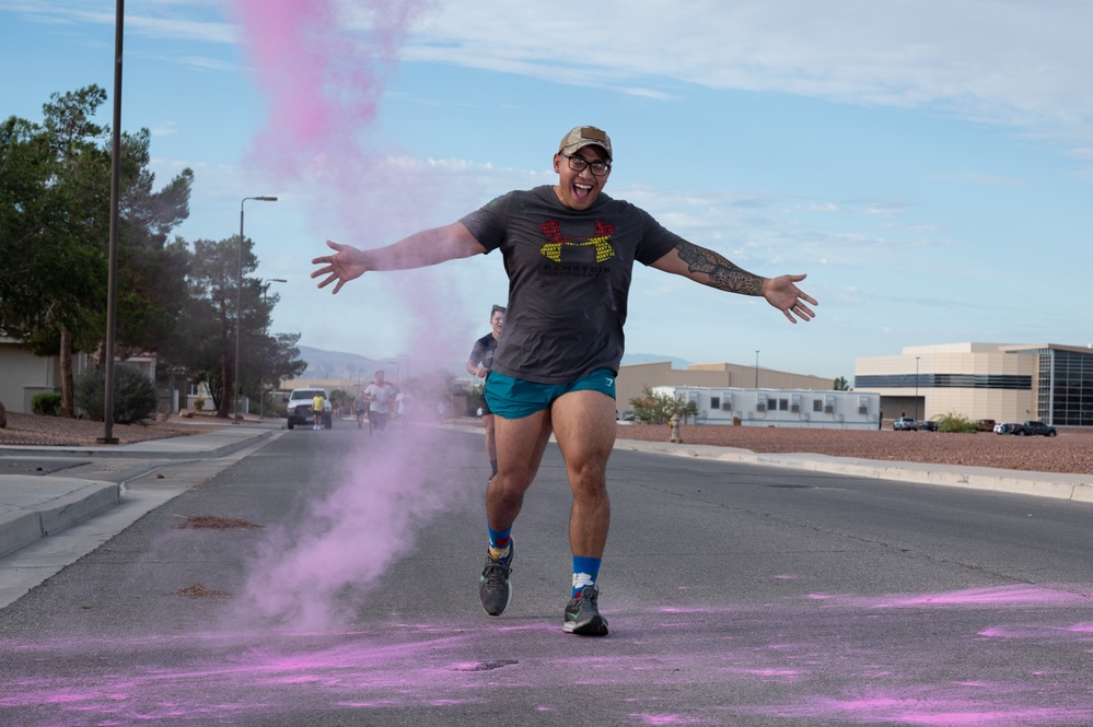 Nellis hosts 5K color fun run