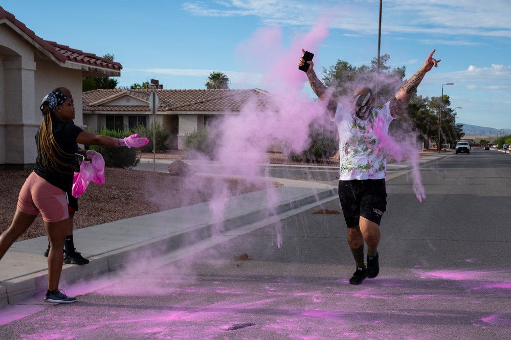 Nellis hosts 5K color fun run