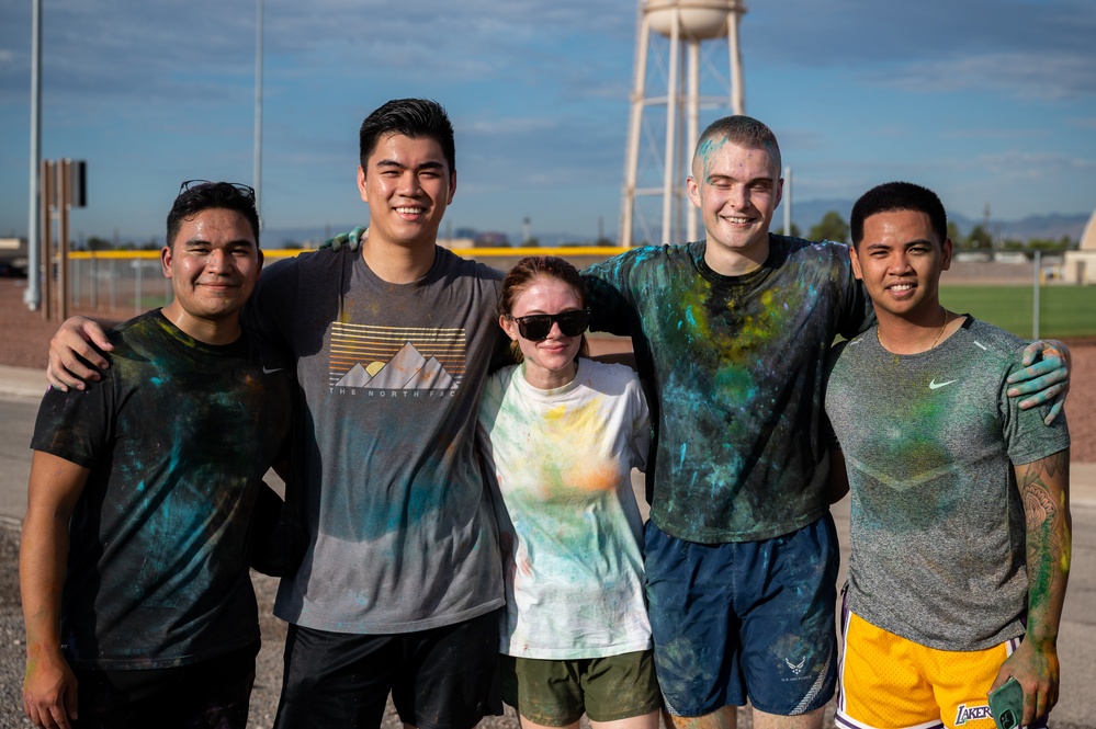 Nellis hosts 5K color fun run