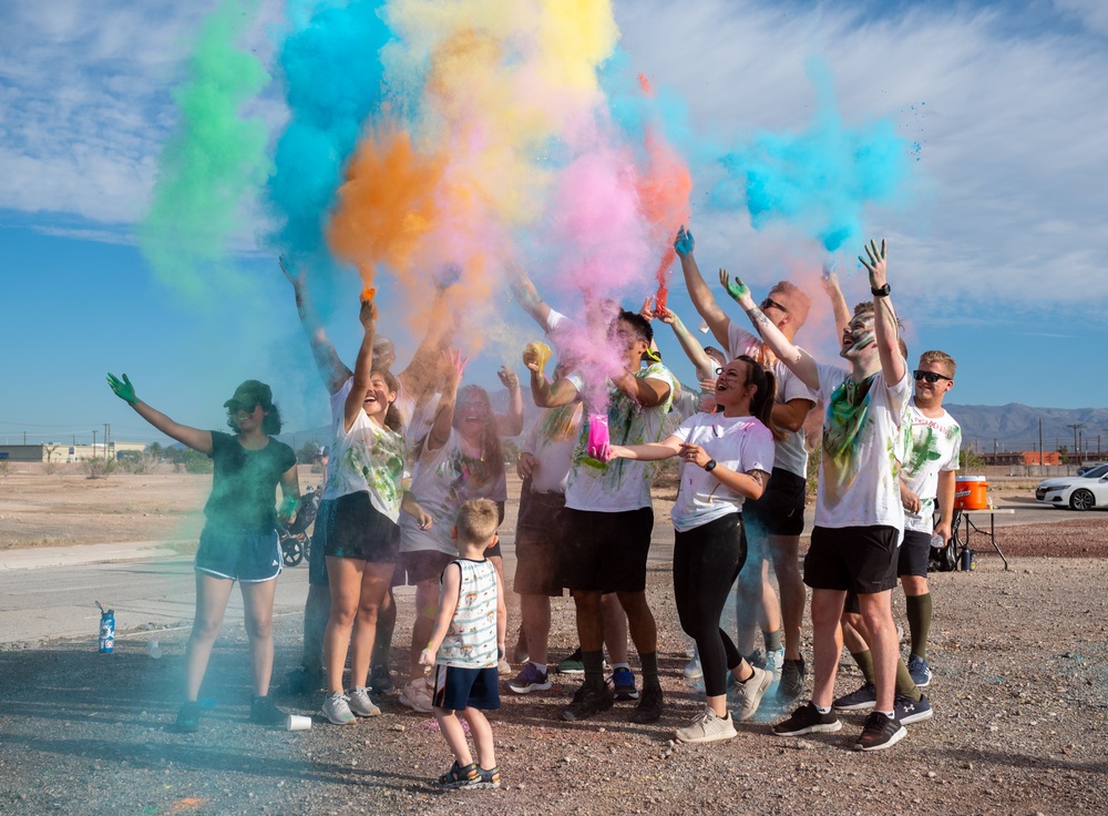 Nellis hosts 5K color fun run