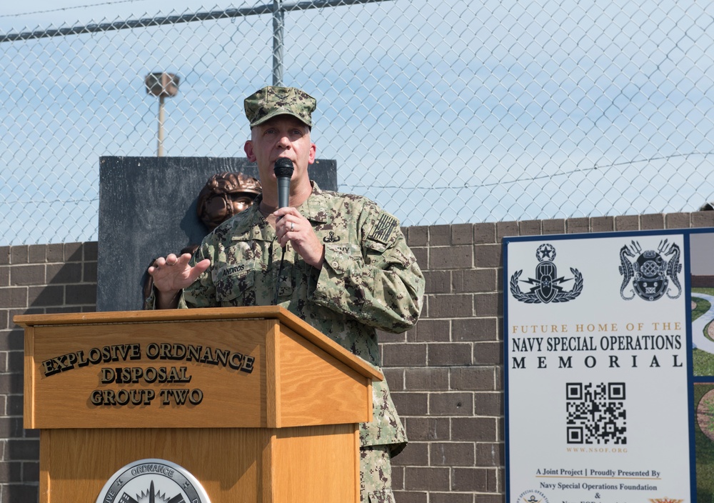 Explosive Ordnance Disposal Group Two Hosts Groundbreaking of EOD and Navy Diver Memorial