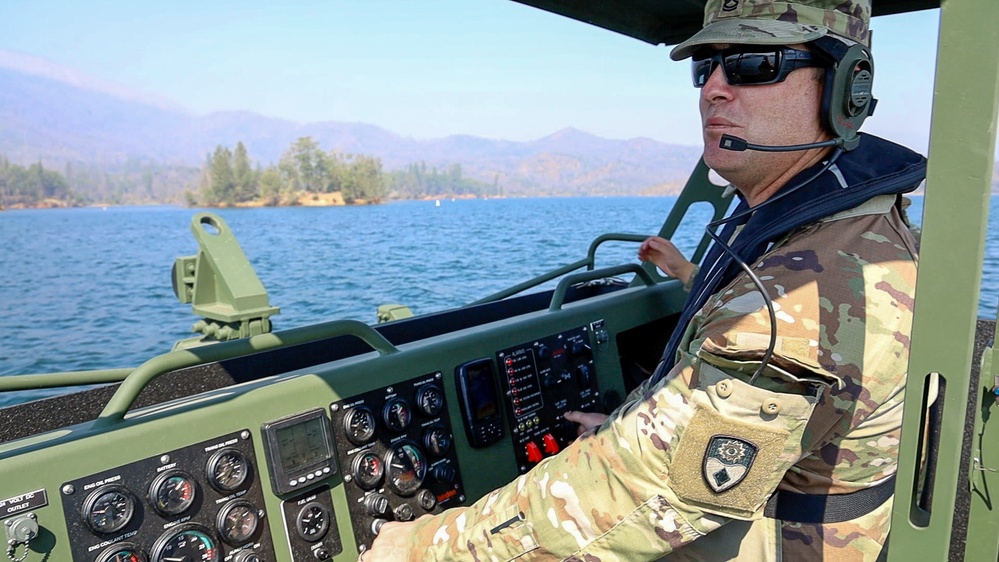 132nd Multi-Role Bridge Company builds bridges at Whiskeytown Lake