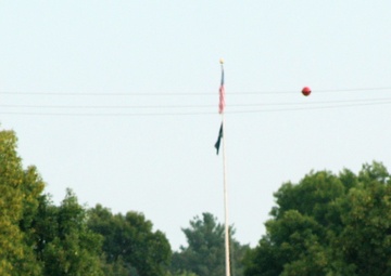 American Flag and Fort McCoy