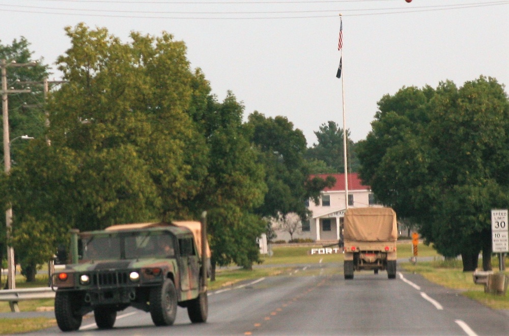 American Flag and Fort McCoy