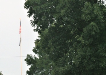 American Flag and Fort McCoy