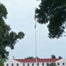 American Flag and Fort McCoy