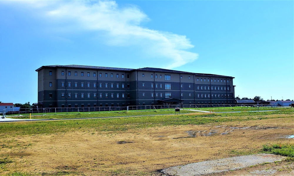 Fort McCoy’s FY 2020-funded barracks project now passes 95 percent complete