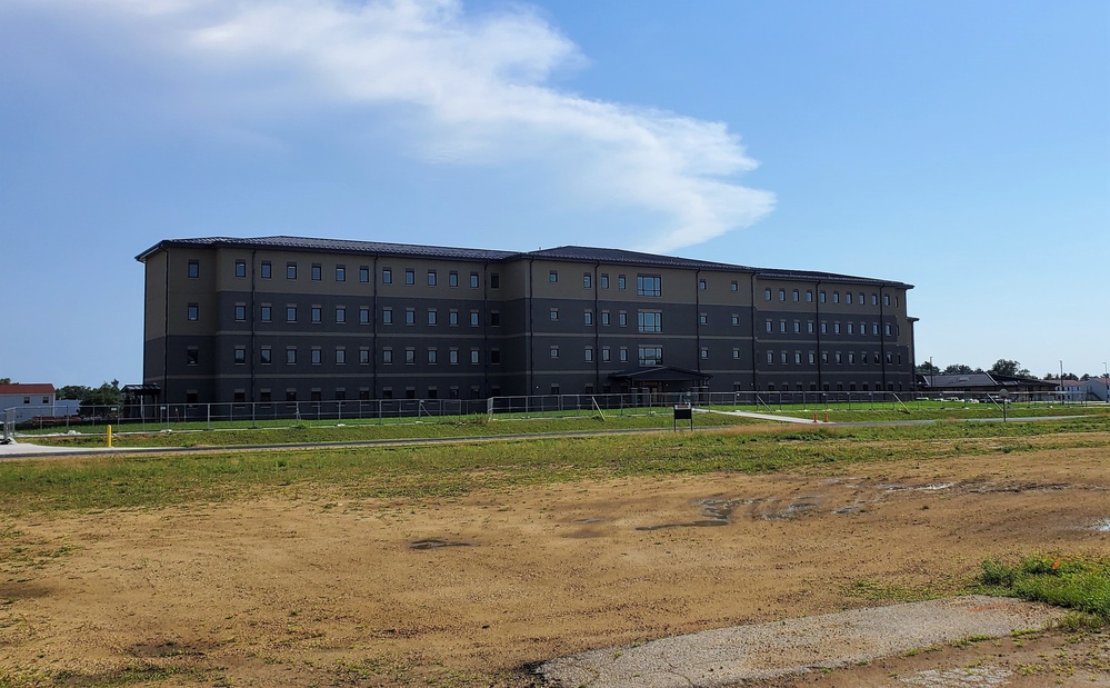 Fort McCoy’s FY 2020-funded barracks project now passes 95 percent complete