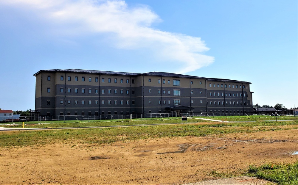 Fort McCoy’s FY 2020-funded barracks project now passes 95 percent complete