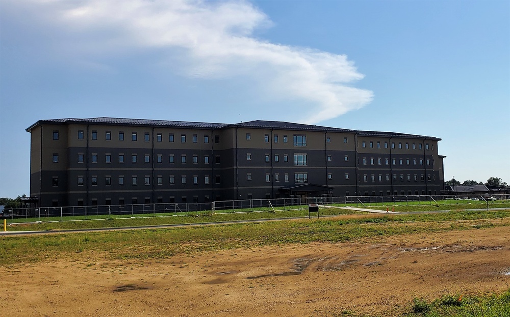 Fort McCoy’s FY 2020-funded barracks project now passes 95 percent complete