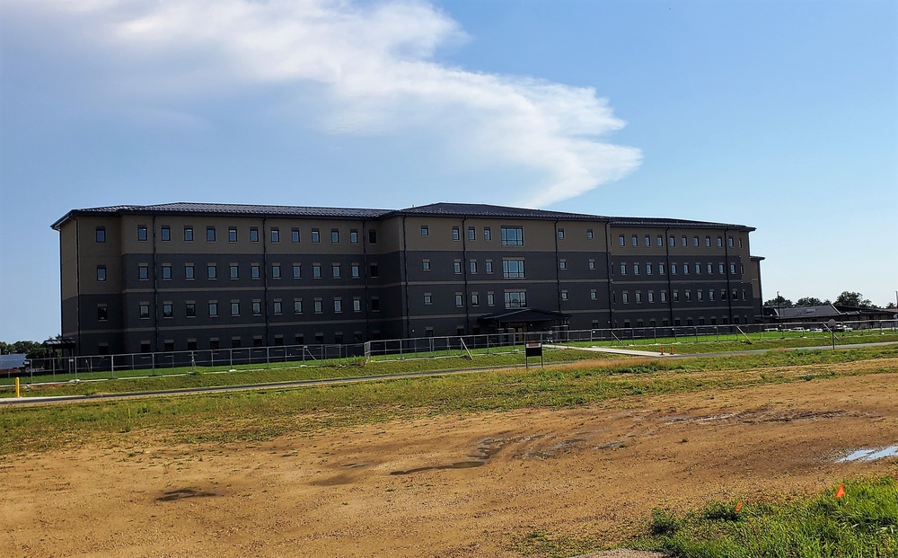 Fort McCoy’s FY 2020-funded barracks project now passes 95 percent complete