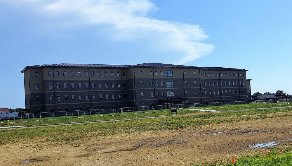 Fort McCoy’s FY 2020-funded barracks project now passes 95 percent complete