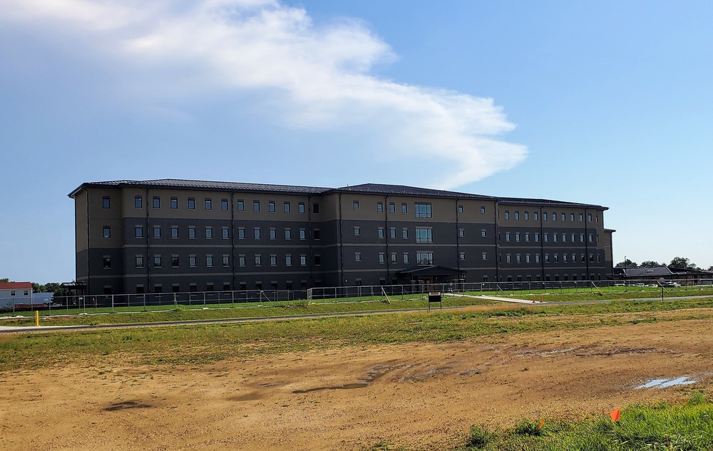 Fort McCoy’s FY 2020-funded barracks project now passes 95 percent complete