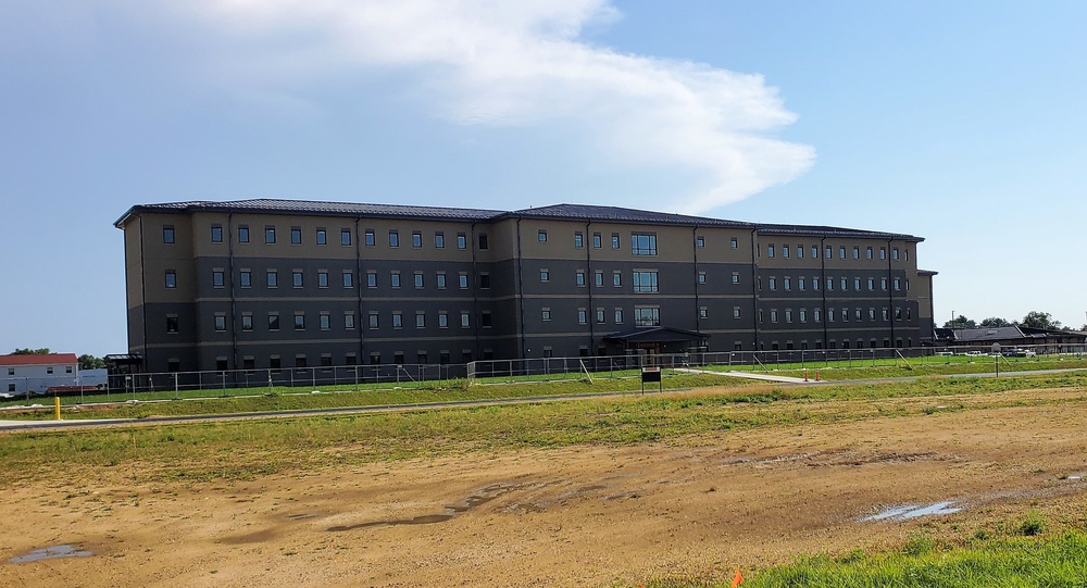 Fort McCoy’s FY 2020-funded barracks project now passes 95 percent complete