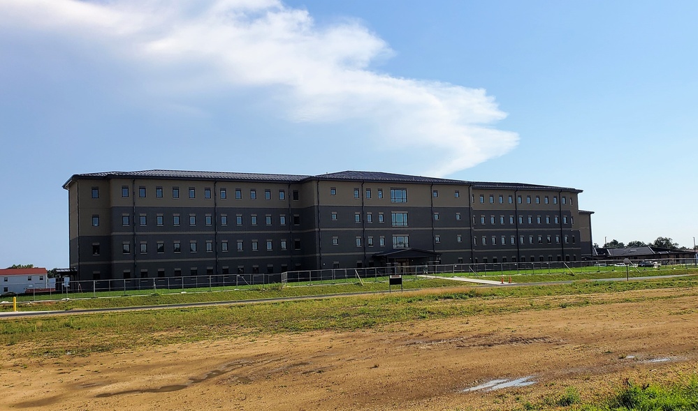 Fort McCoy’s FY 2020-funded barracks project now passes 95 percent complete