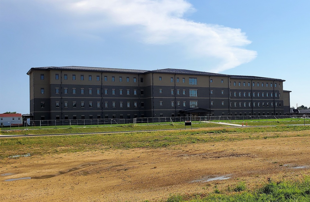 Fort McCoy’s FY 2020-funded barracks project now passes 95 percent complete