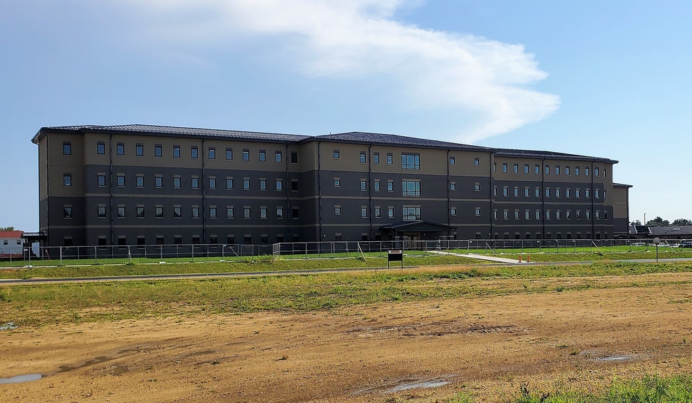 Fort McCoy’s FY 2020-funded barracks project now passes 95 percent complete