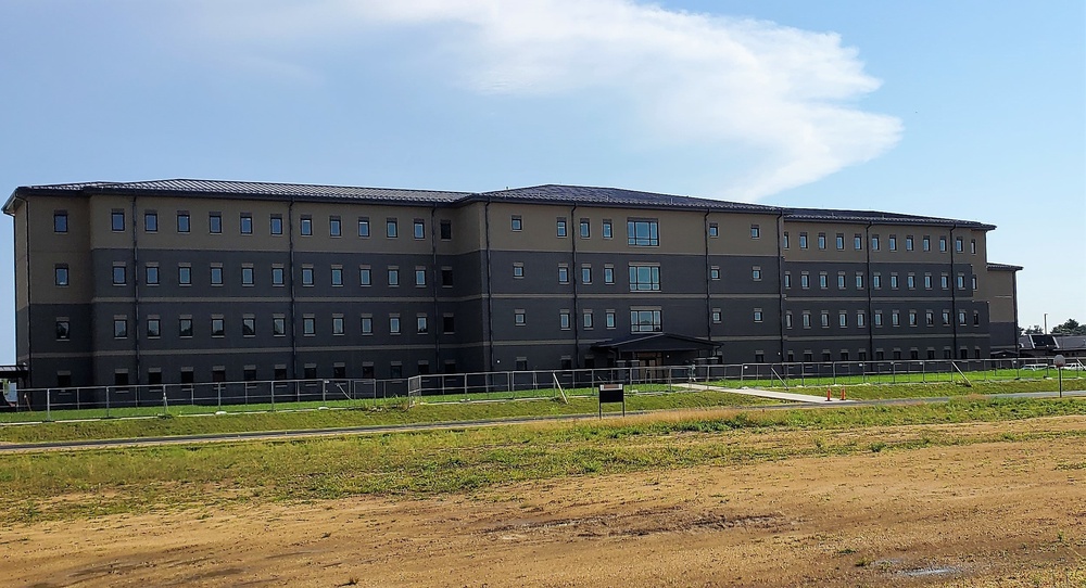 Fort McCoy’s FY 2020-funded barracks project now passes 95 percent complete