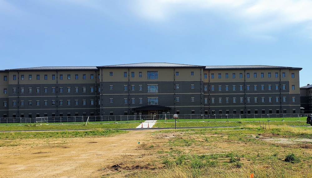 Fort McCoy’s FY 2020-funded barracks project now passes 95 percent complete