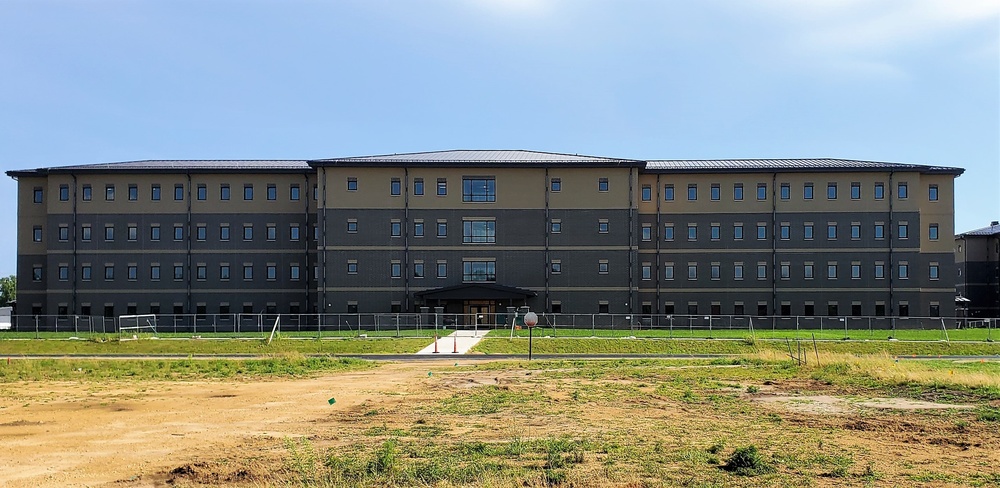 Fort McCoy’s FY 2020-funded barracks project now passes 95 percent complete