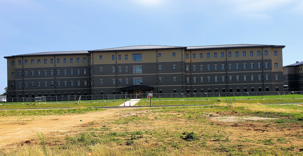 Fort McCoy’s FY 2020-funded barracks project now passes 95 percent complete