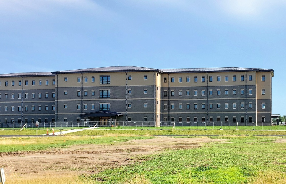 Fort McCoy’s FY 2020-funded barracks project now passes 95 percent complete