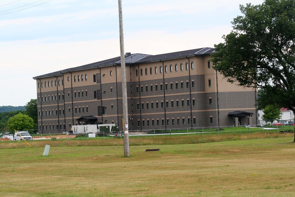 Fort McCoy’s FY 2020-funded barracks project now passes 95 percent complete