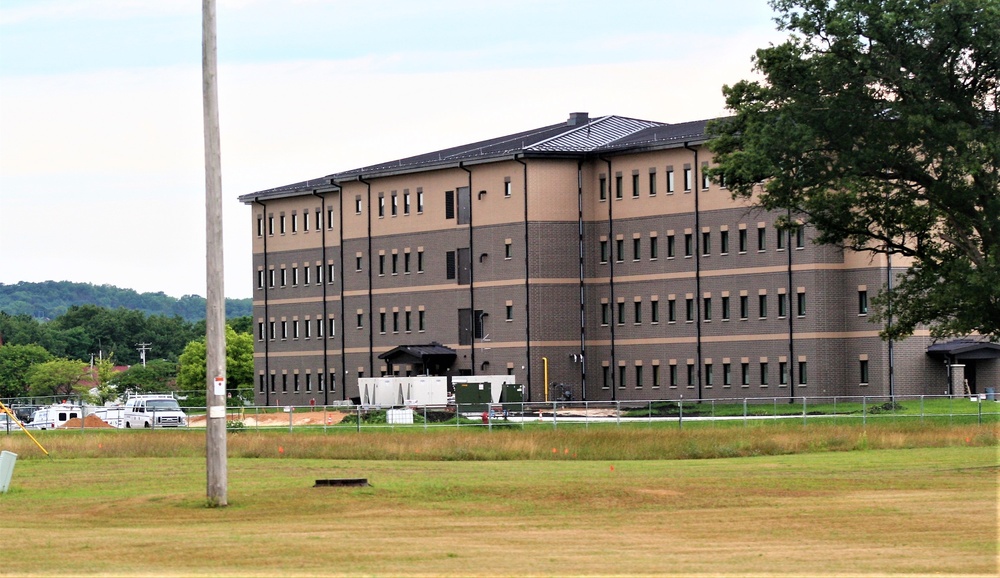 Fort McCoy’s FY 2020-funded barracks project now passes 95 percent complete