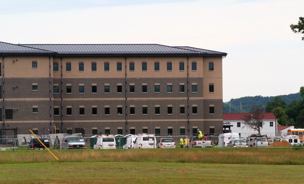 Fort McCoy’s FY 2020-funded barracks project now passes 95 percent complete