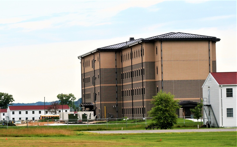 Fort McCoy’s FY 2020-funded barracks project now passes 95 percent complete