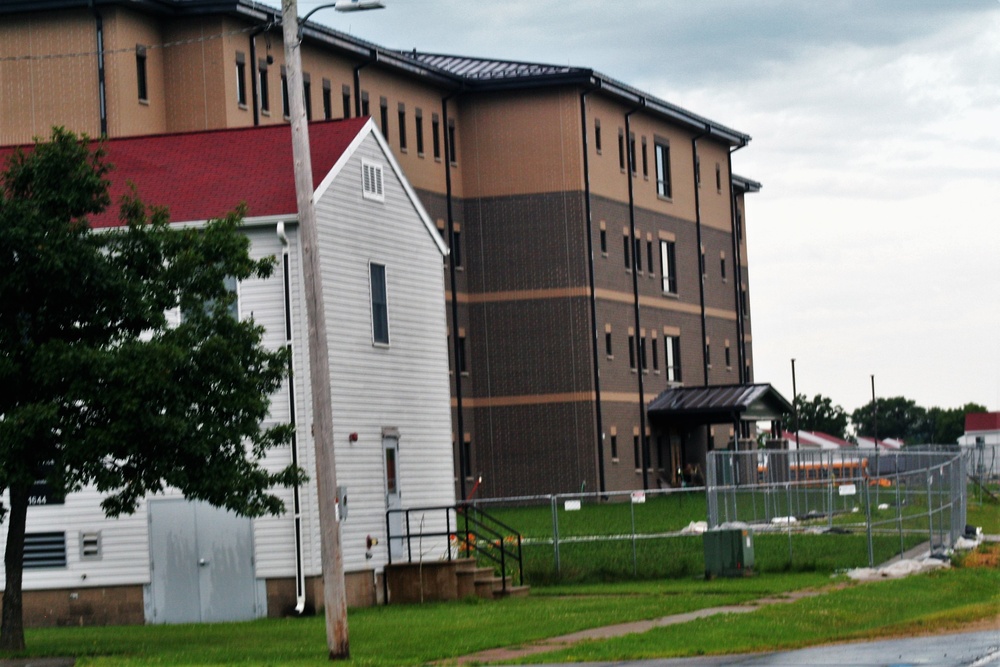 Fort McCoy’s FY 2020-funded barracks project now passes 95 percent complete