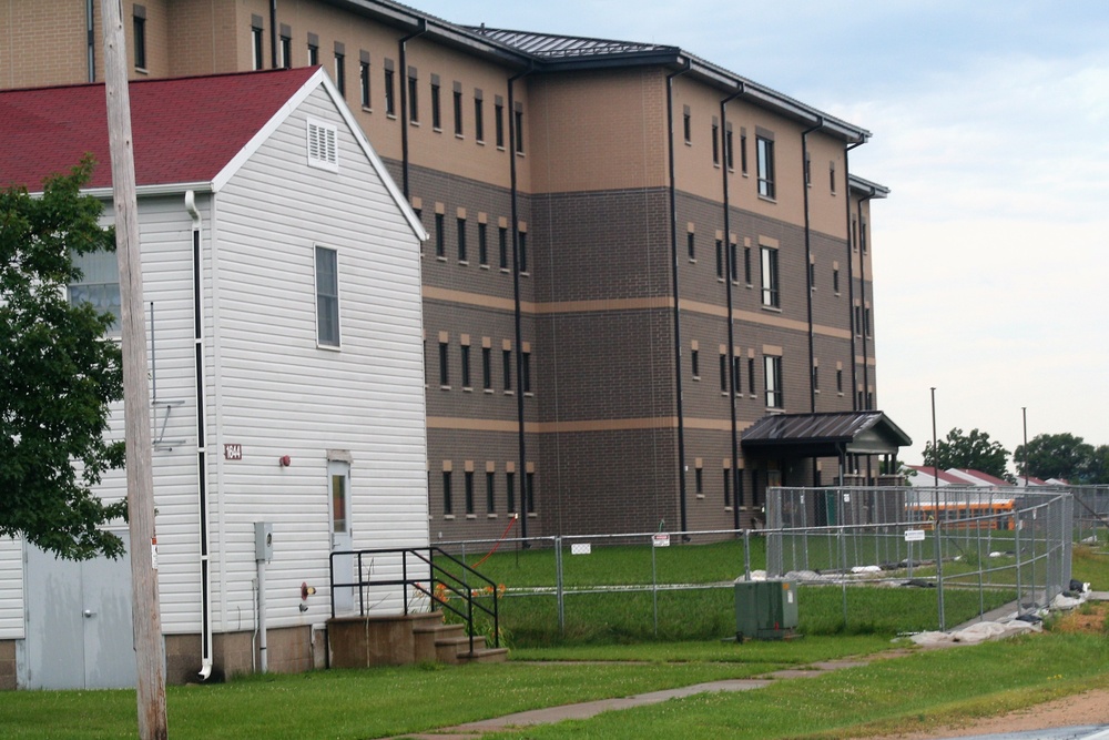 Fort McCoy’s FY 2020-funded barracks project now passes 95 percent complete