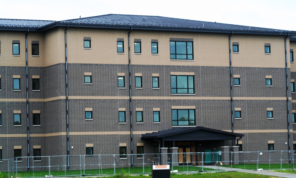 Fort McCoy’s FY 2020-funded barracks project now passes 95 percent complete