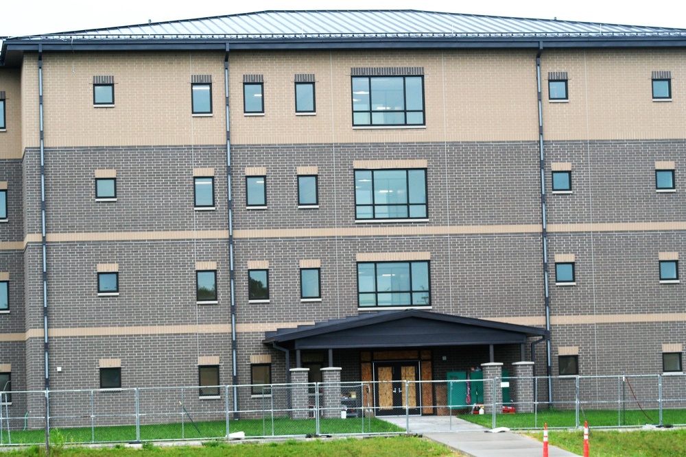 Fort McCoy’s FY 2020-funded barracks project now passes 95 percent complete