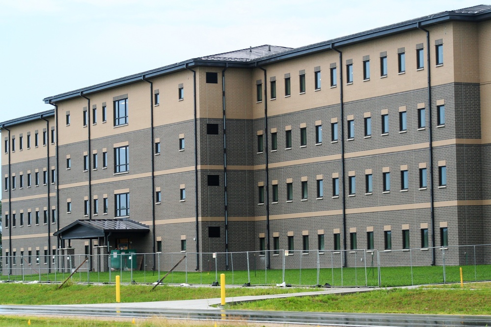 Fort McCoy’s FY 2020-funded barracks project now passes 95 percent complete