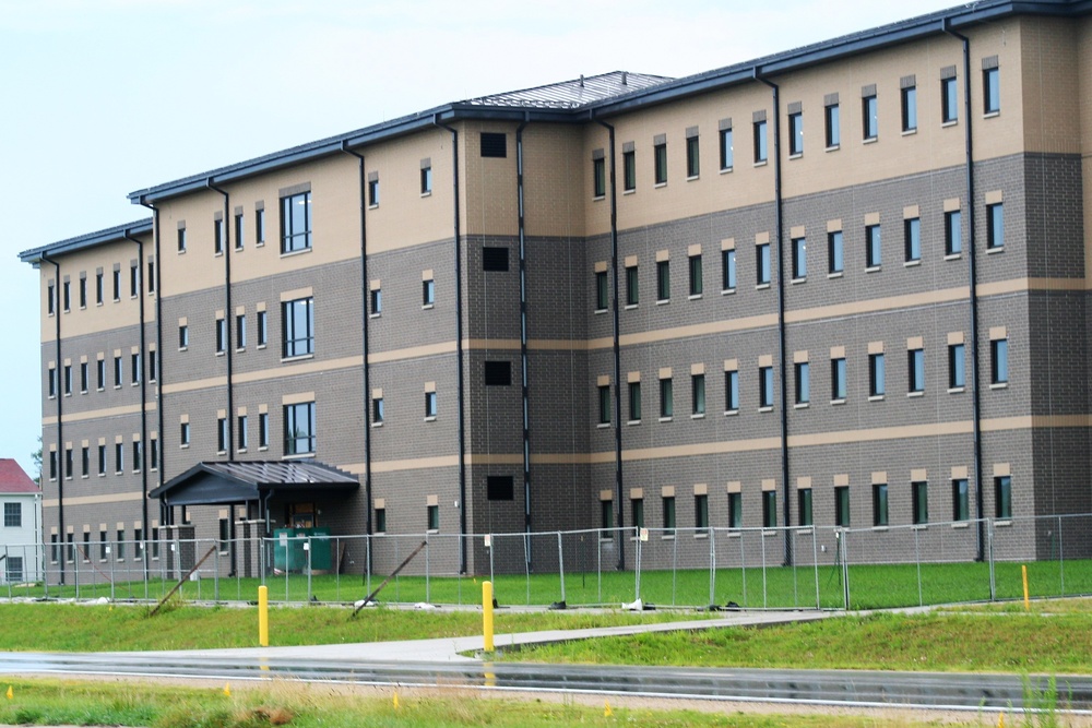 Fort McCoy’s FY 2020-funded barracks project now passes 95 percent complete