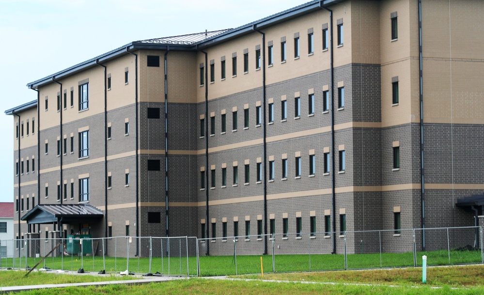 Fort McCoy’s FY 2020-funded barracks project now passes 95 percent complete