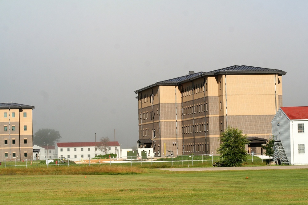 Fort McCoy’s FY 2020-funded barracks project now passes 95 percent complete