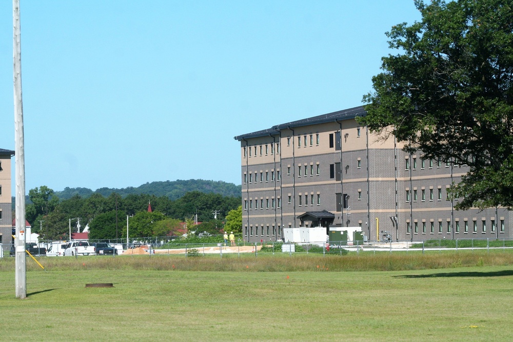 Fort McCoy’s FY 2020-funded barracks project now passes 95 percent complete