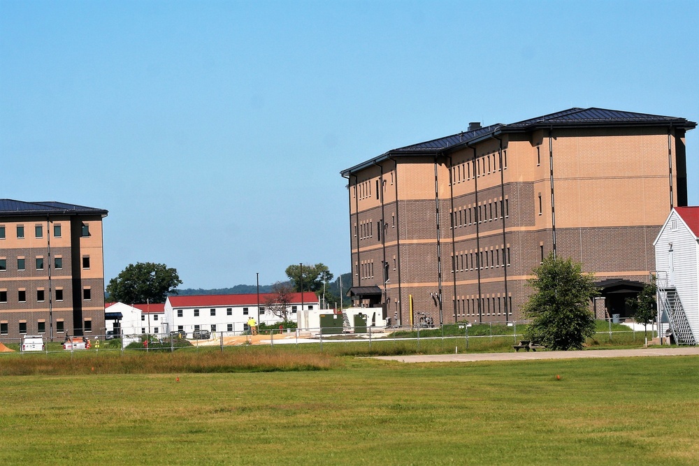 Fort McCoy’s FY 2020-funded barracks project now passes 95 percent complete