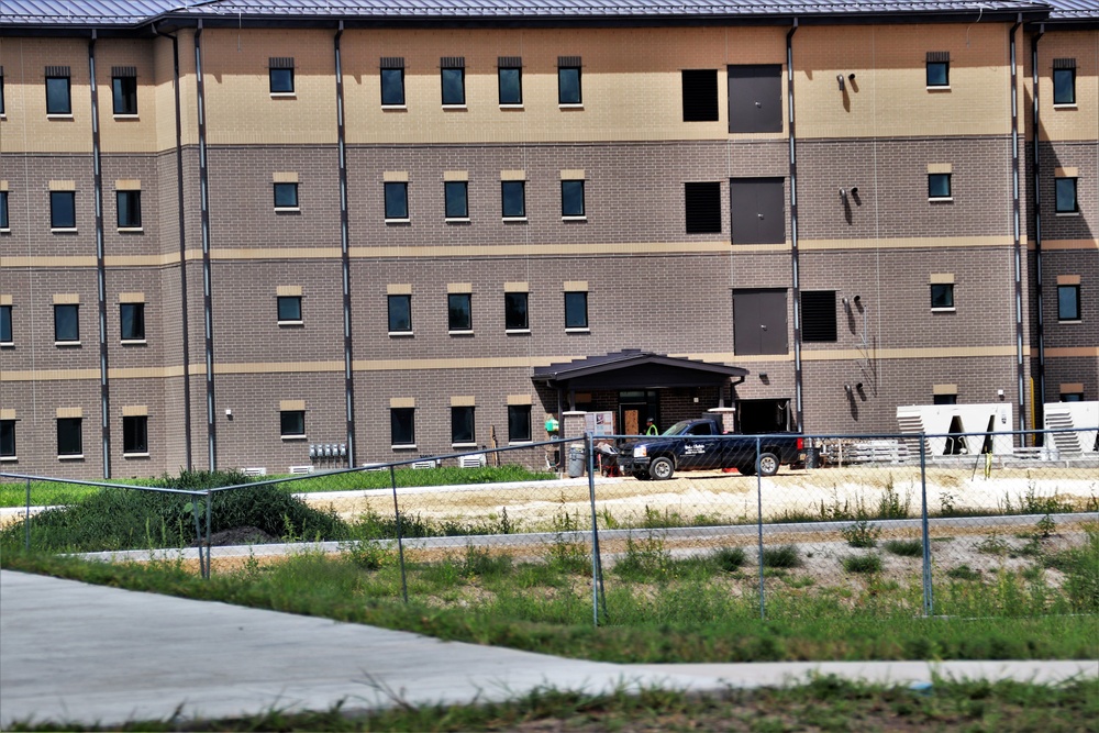 Fort McCoy’s FY 2020-funded barracks project now passes 95 percent complete