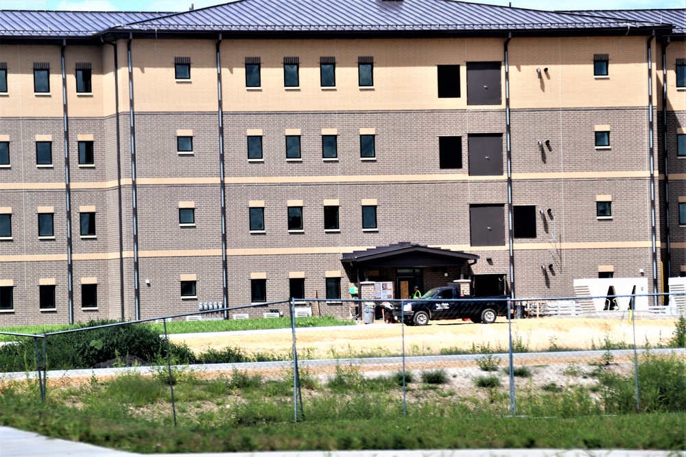 Fort McCoy’s FY 2020-funded barracks project now passes 95 percent complete