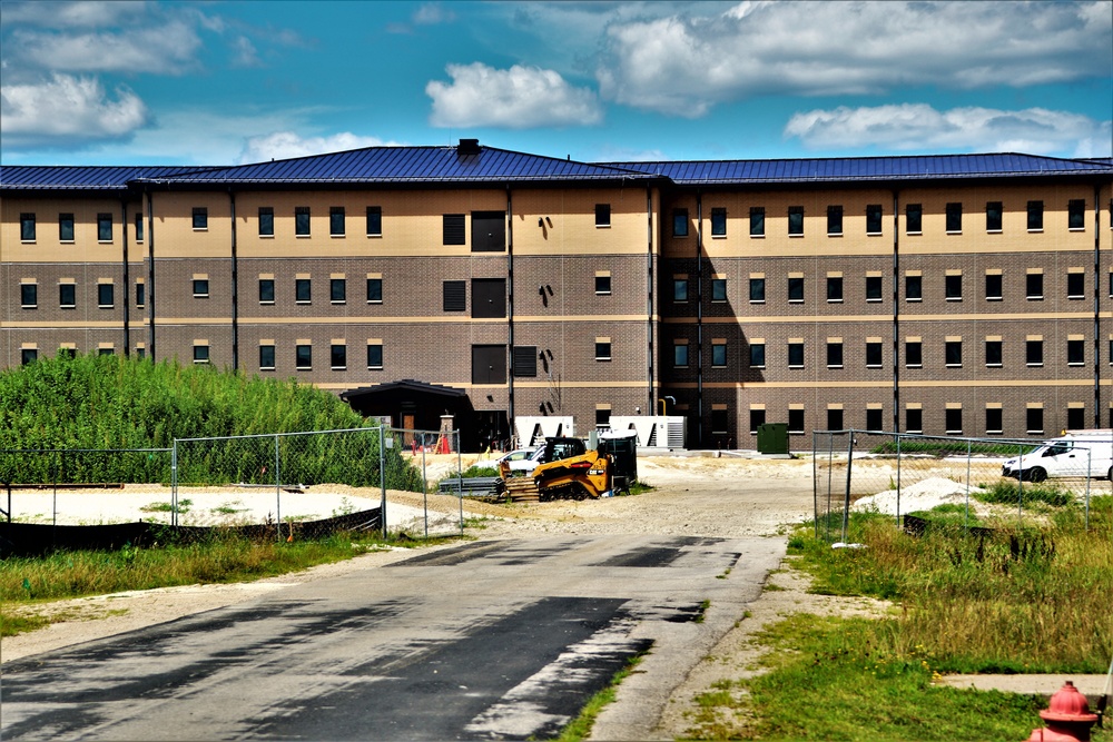 Fort McCoy’s FY 2020-funded barracks project now passes 95 percent complete