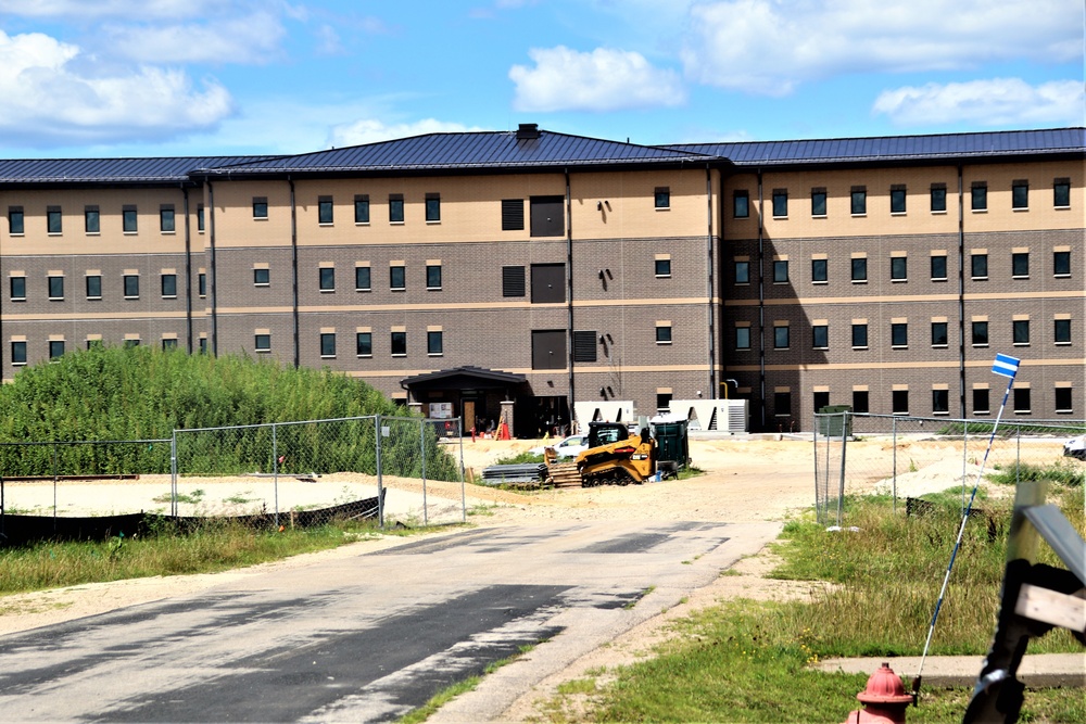 Fort McCoy’s FY 2020-funded barracks project now passes 95 percent complete