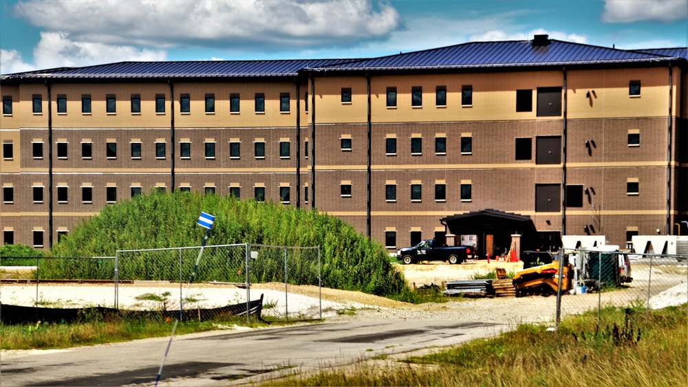 Fort McCoy’s FY 2020-funded barracks project now passes 95 percent complete